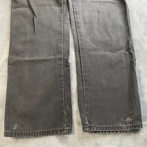 Dickies Men's Relaxed Fit Duck Canvas Carpenter Pants Faded Black 36x34-READ - Picture 6 of 16